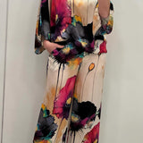 Chic Printed Paisley Set