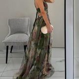 Elara | Robe Maxi Élégance Florale