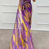 Mia | Vibrant Draped Robe