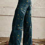 Anaïs | Pantalon à Motif Libre