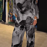 Chic Printed Paisley Set