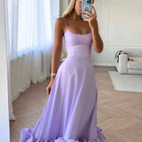 Eliana | Robe Longue Élégante avec Volants