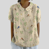 Elegant Comfort Floral Top