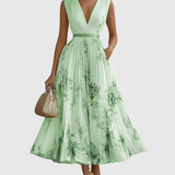 Rowella | Élégante Robe Maxi Plissée