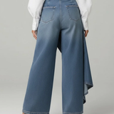 Audrey | Pantalon en denim à nouer