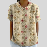 Elegant Comfort Floral Top
