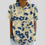 Elegant Comfort Floral Top