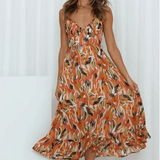 Eli | Robe Midi en Couleur Éclatante