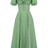 Aviana - Robe Bloom à Manches Bouffantes