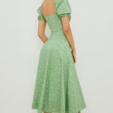 Aviana - Robe Bloom à Manches Bouffantes