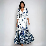 Eliana | Élégante Robe A-Line Fleurie
