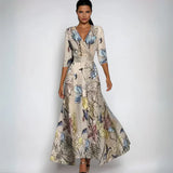 Eliana | Élégante Robe A-Line Fleurie