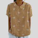 Elegant Comfort Floral Top