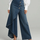 Audrey | Pantalon en denim à nouer