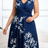 Danica - Enveloping Floral Robe