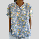 Elegant Comfort Floral Top