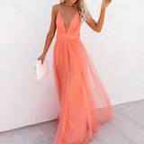 Coralie | Maxi Robe Lumière Corail