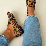Gia - Élégantes Mocassins Imprimé Léopard
