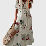 Amalia | Robe Maxi Vintage d'Été au Style Boho