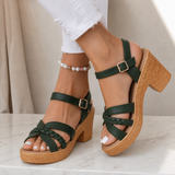 Gianna | Sandales Élégantes à Talon Moyen