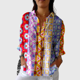 Colorful Lightweight Printed Blouse