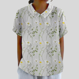 Elegant Comfort Floral Top