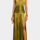 Apolline | Robe Maxi Éclat Doré