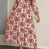 Molly - Robe Bohème à Motifs Mosaïques