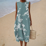 Robe d'Été Sans Manches Ultra Confortable
