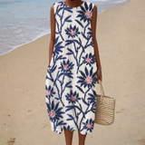 Robe d'Été Confortable Sans Manches