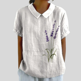 Elegant Comfort Floral Top