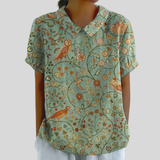 Elegant Comfort Floral Top