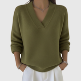 Faye | Pull décontracté doux à col V