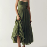 Yelena | Élégante robe en tulle drapé