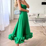 Eliana | Robe Longue Élégante avec Volants