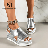 Baylie - Sandales Métalliques Élégantes