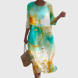 Hayley™ | Élégante Robe Maxi à Fleurs