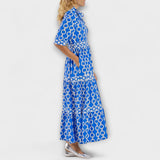 JULIANA | Robe Midi à Motif Chaîne