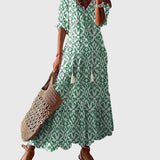 Amalia | Robe Maxi Vintage d'Été au Style Boho