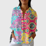 Colorful Lightweight Printed Blouse