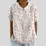 Elegant Comfort Floral Top