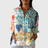 Colorful Lightweight Printed Blouse