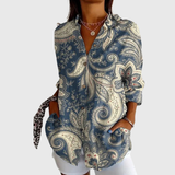 Colorful Lightweight Printed Blouse
