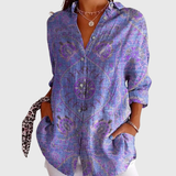 Colorful Lightweight Printed Blouse