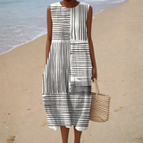 Robe d'Été Confortable Sans Manches