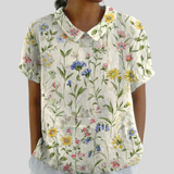 Elegant Comfort Floral Top