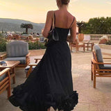 Eliana | Robe Longue Élégante avec Volants