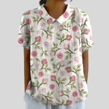 Elegant Comfort Floral Top