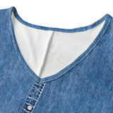 Hélène | Robe en denim rétro