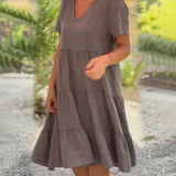 Bexley - Robe d'été décontractée avec décolleté en V